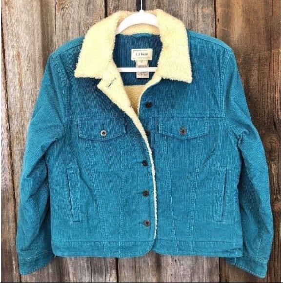 Vintage Corduroy Sherpa Fleece Jacket 